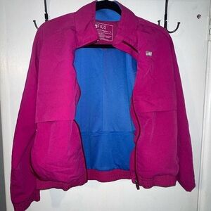 FIGS small pink jacket EUC